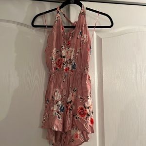 Pacsun Kendall & Kylie Pink Floral XS Romper